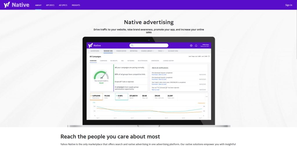 Yahoo Native