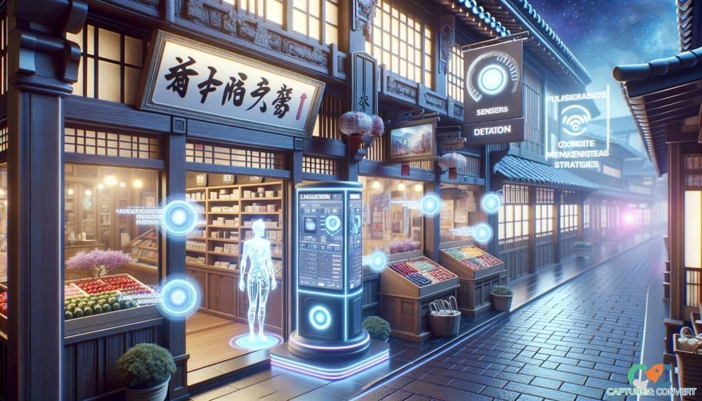 ai integrated futuristic local storefront