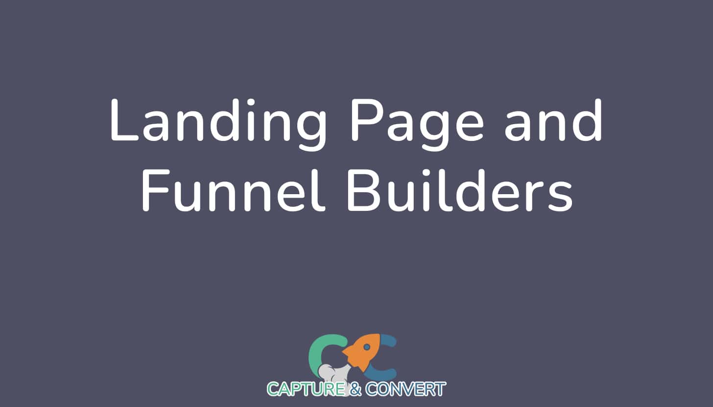 landing page and funnel builders