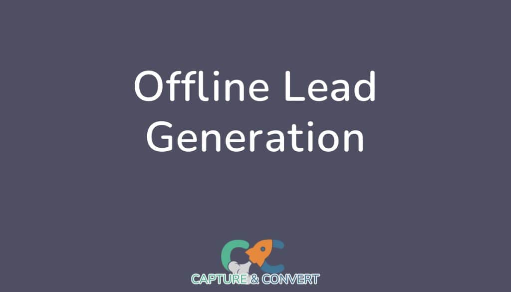 offline lead generation